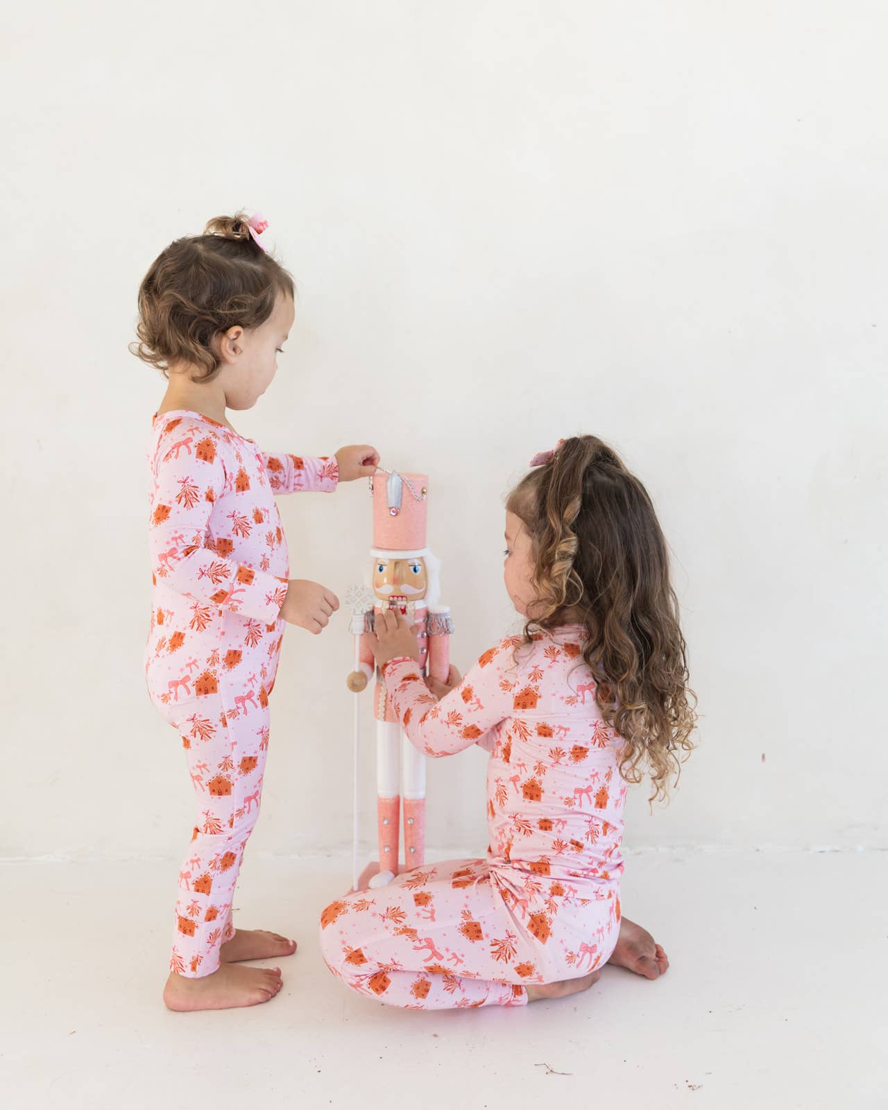Pink Gingerbread | Bamboo Two Piece Pajamas