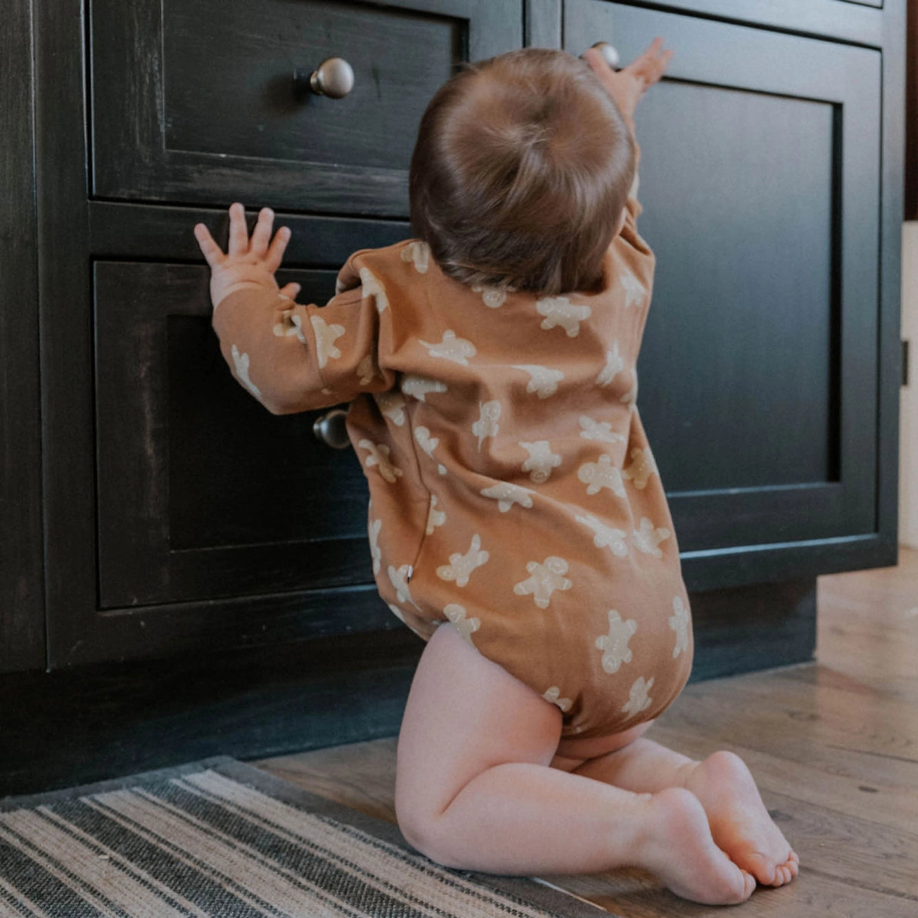 Gingerbread Bubble Romper