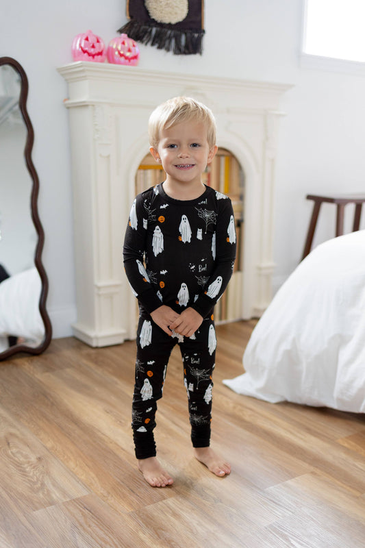Bamboo Boo Crew Long Toddler Pajamas