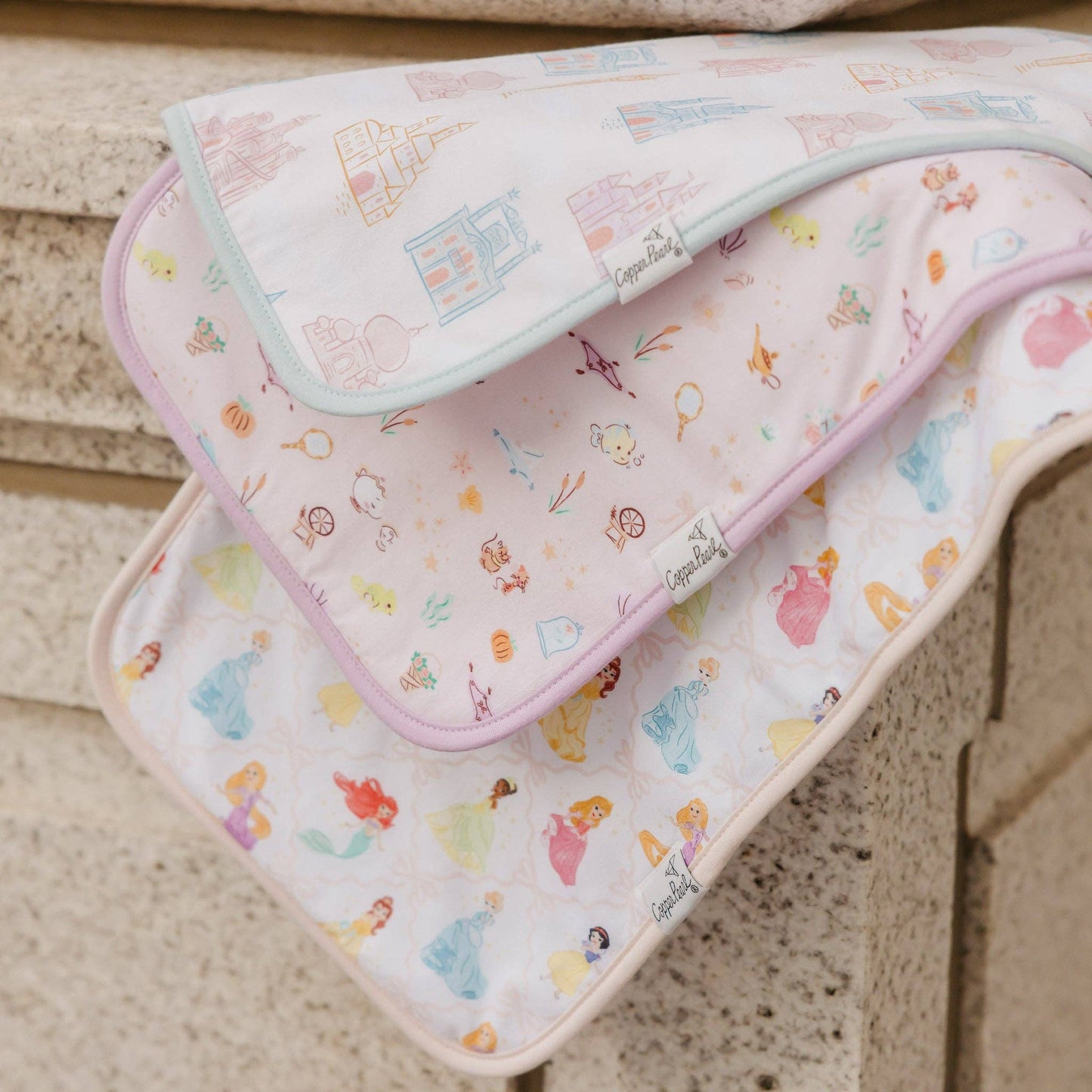 Premium Burp Cloths - Disney Princess