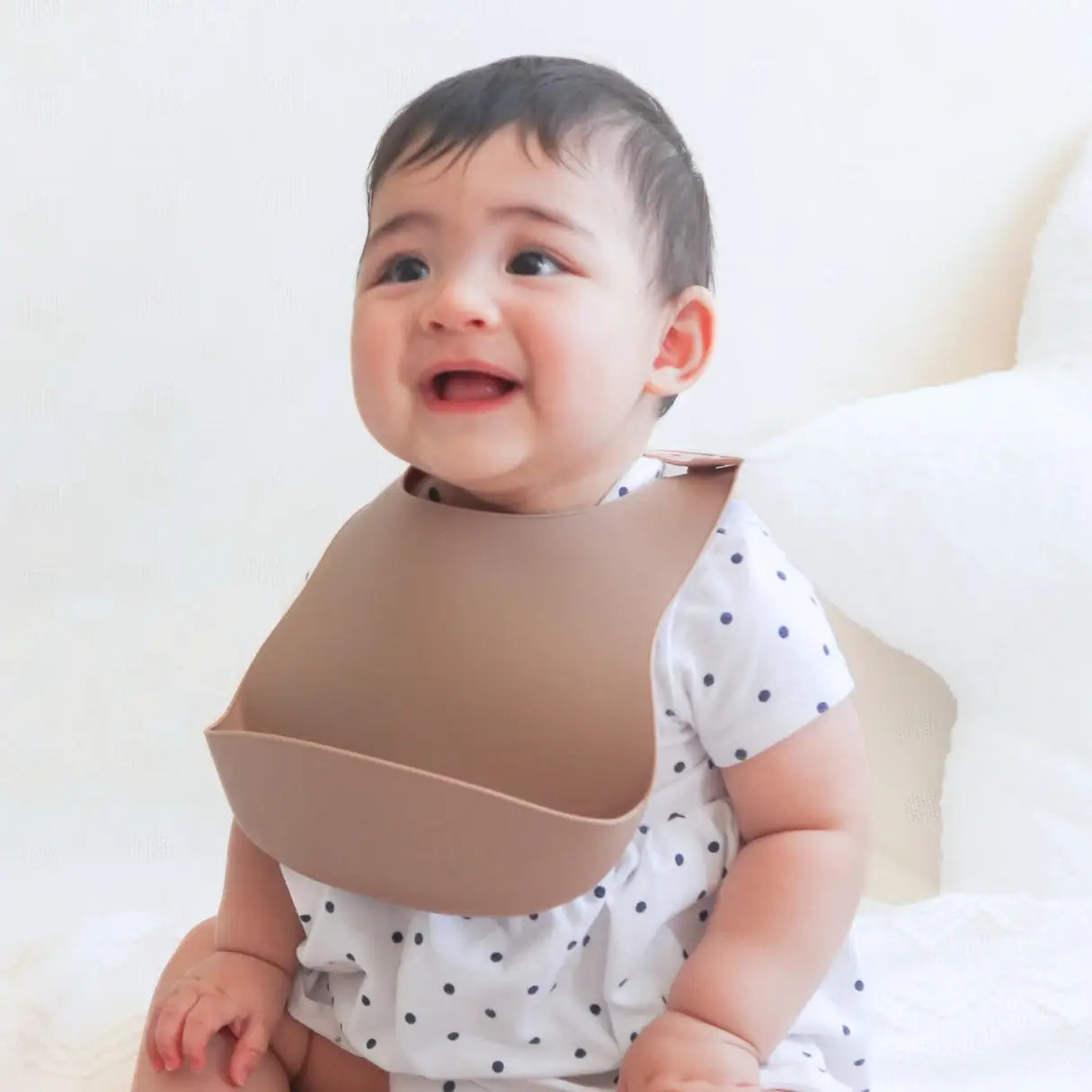 Silicone Bib - Dusty Rose