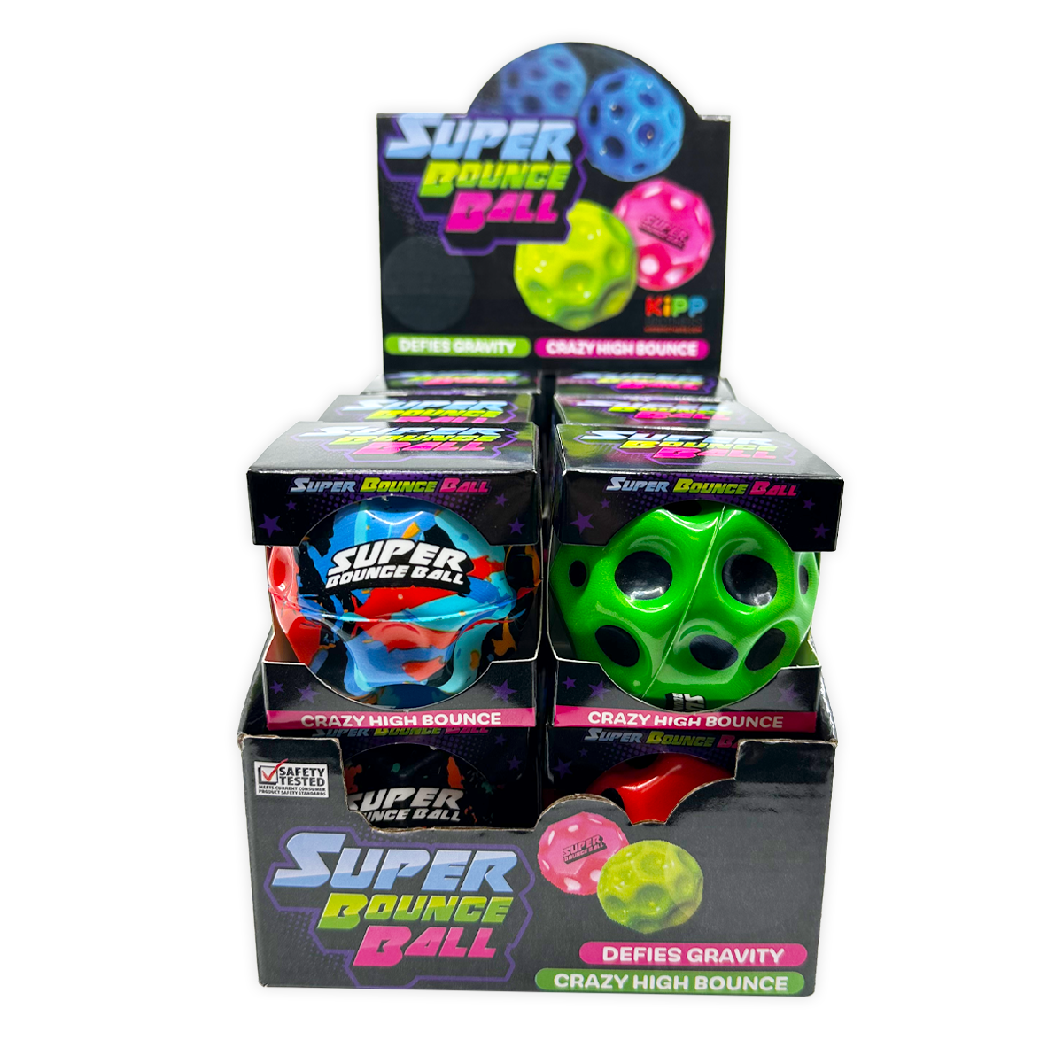 So Much Fun! Super Bounce Ball Boxed Assortment - 12/Display