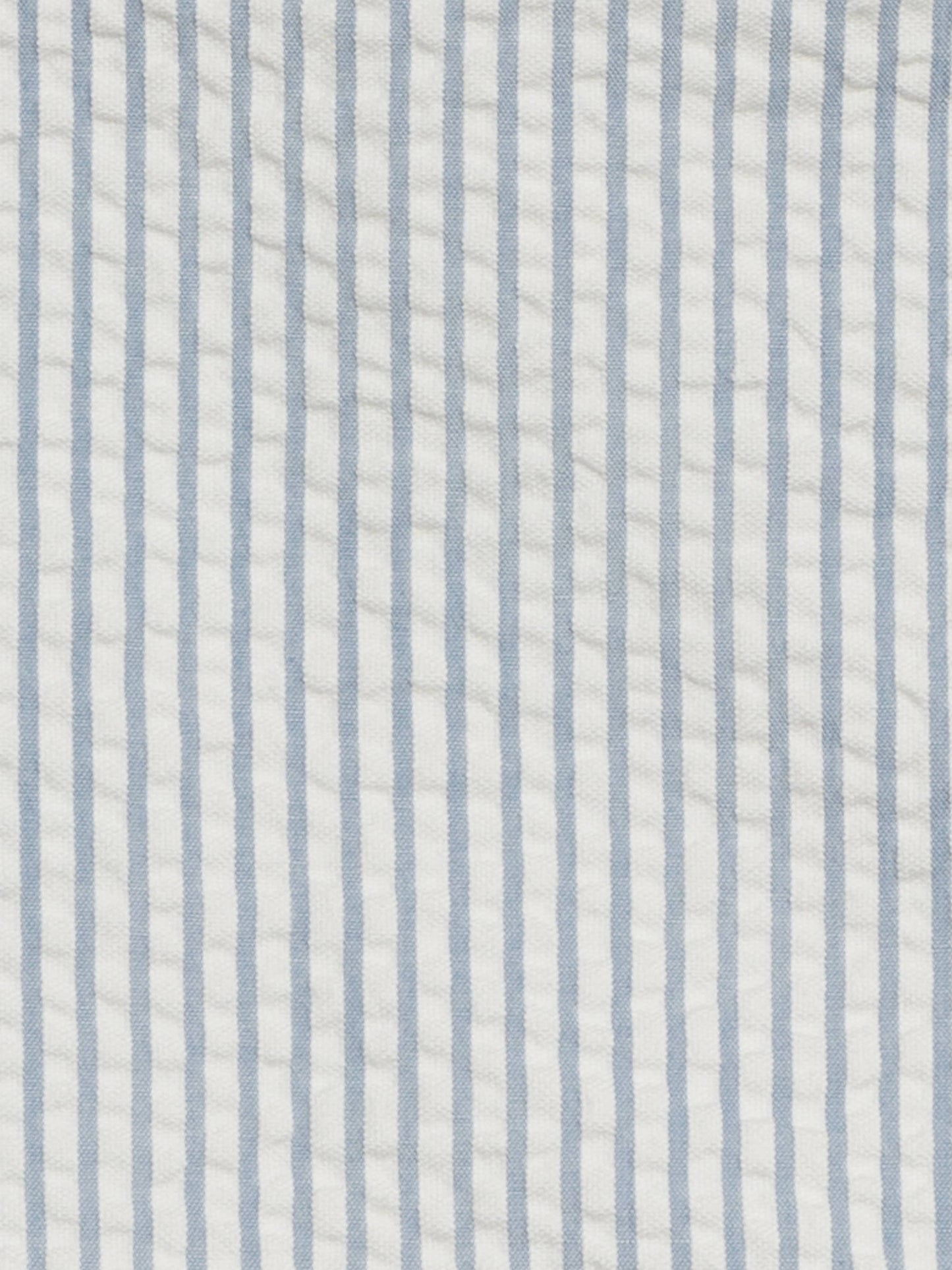 Landon Seersucker Button Down - Shore Stripe / Sea
