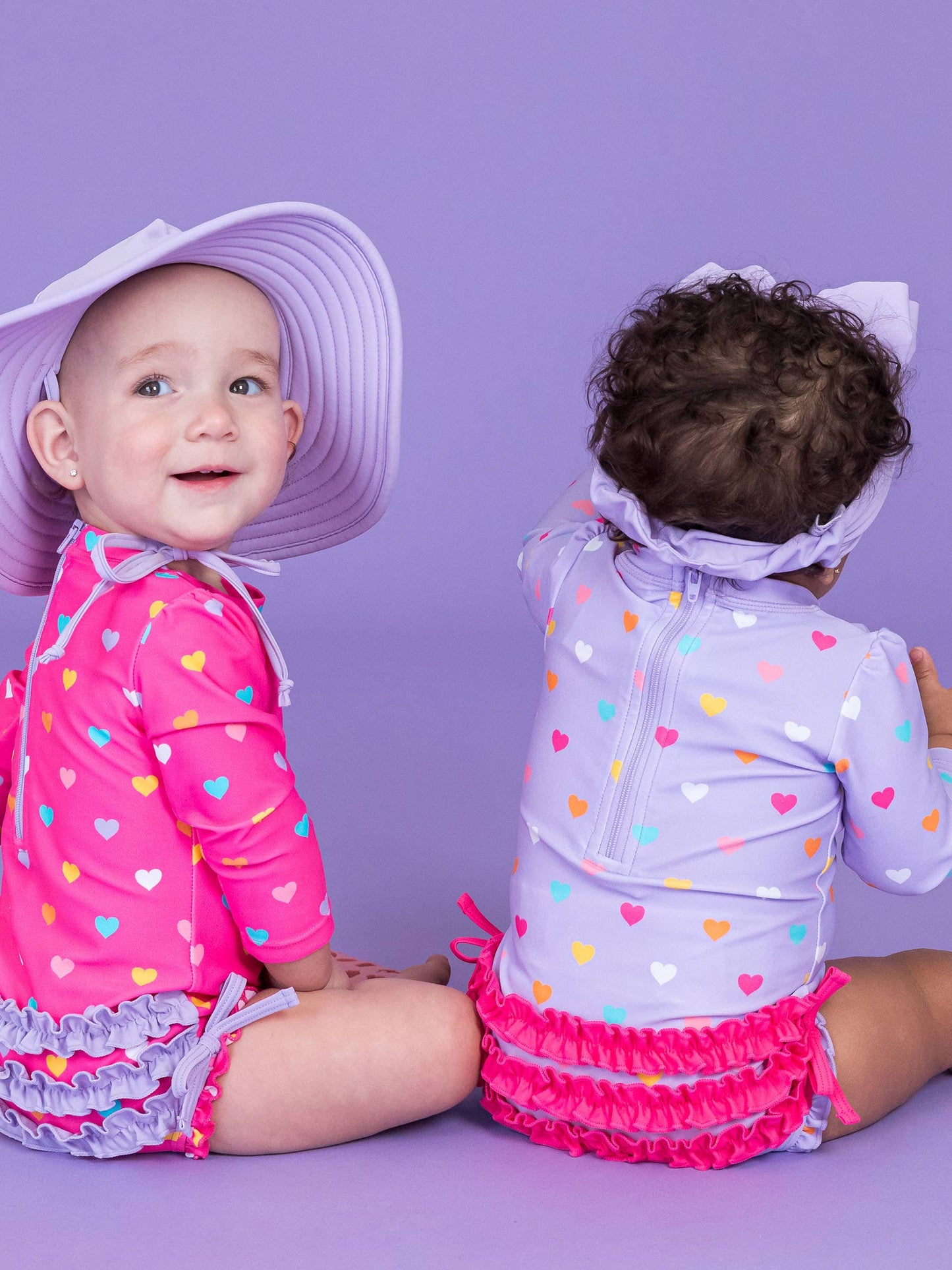 Girls Lavender Swim Hat
