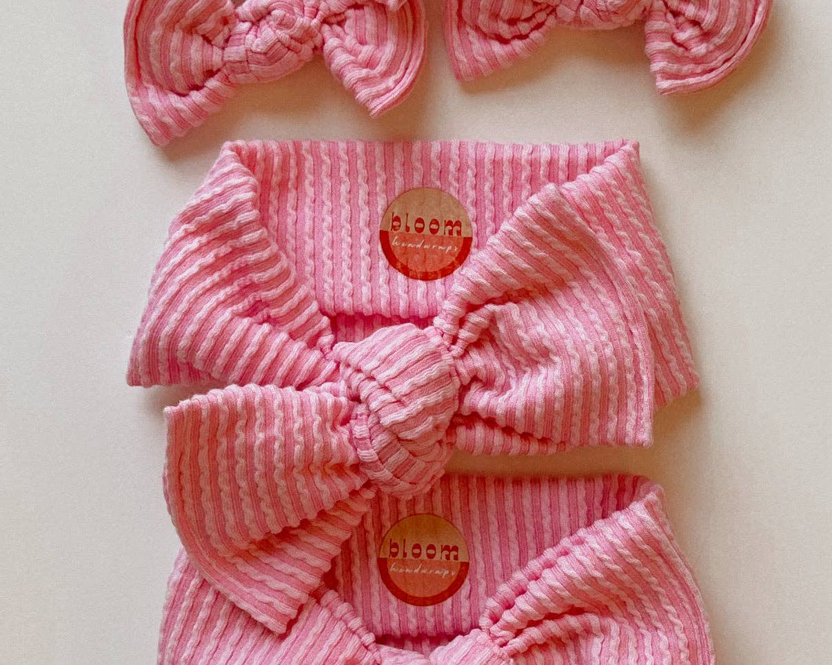 Taffy Wavy Ribbed Tie On Headwrap