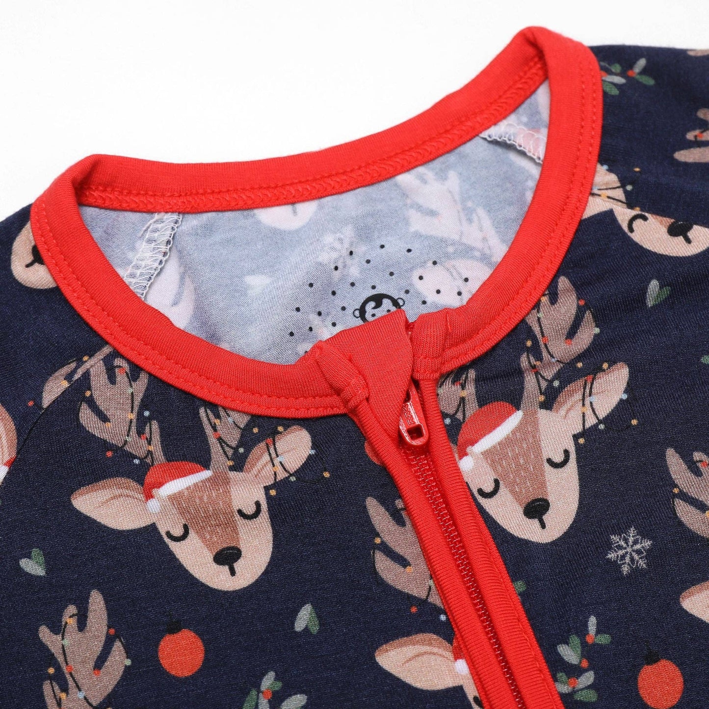 Bamboo Baby Reindeer Games Romper