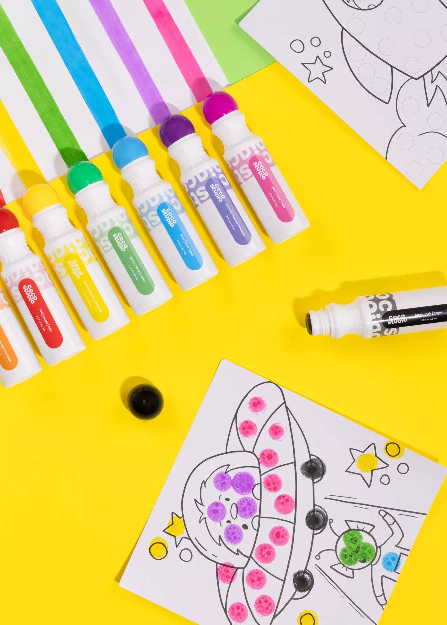 Dot Markers Activity Set – Space (8 Colors)