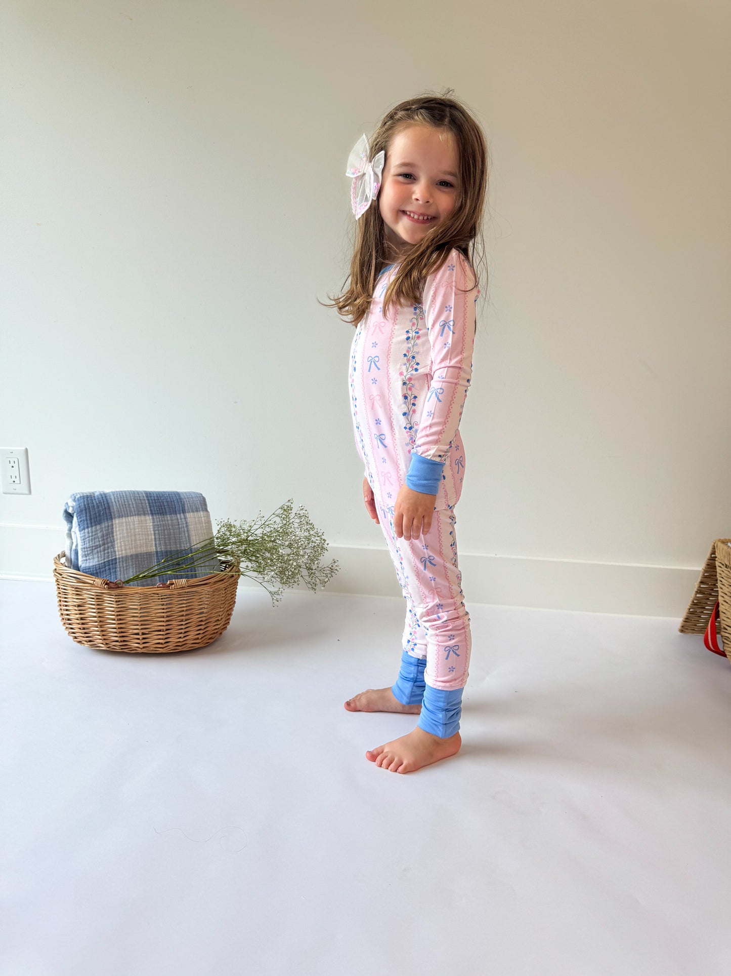Bamboo Oui Bit Sleepy Toddler Pajamas