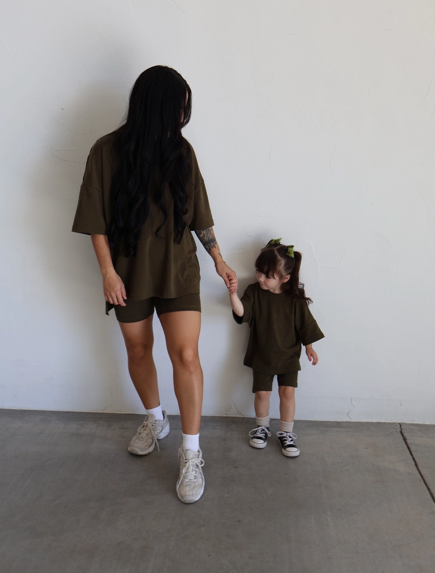 Toddler Biker Short Set - 2 Colors