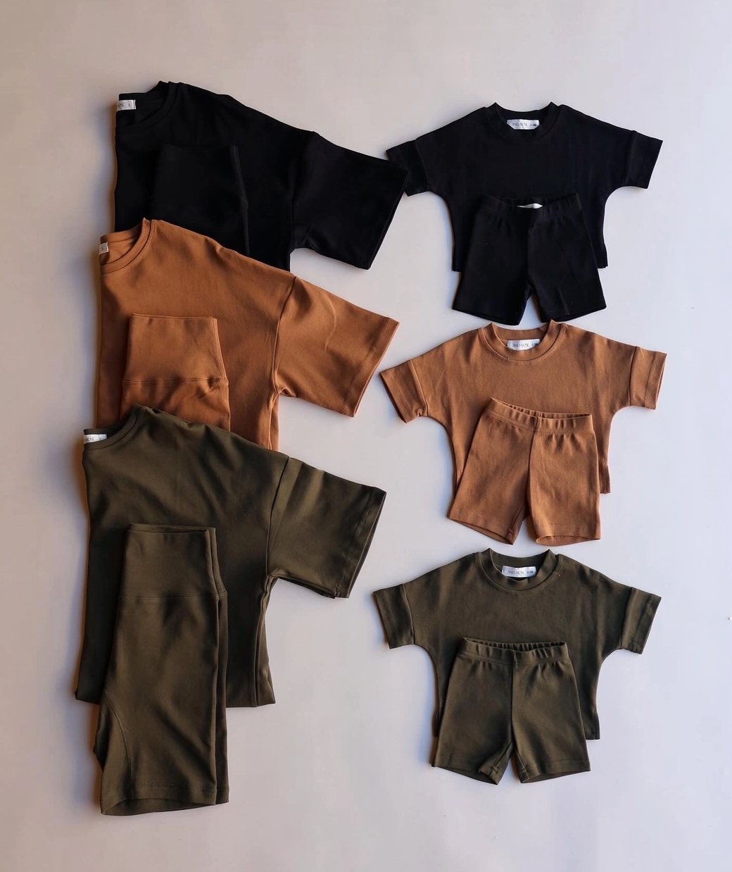 Toddler Biker Short Set - 2 Colors