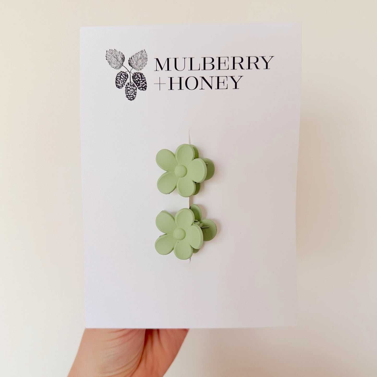 Mini Bloom Clip Set - Matcha