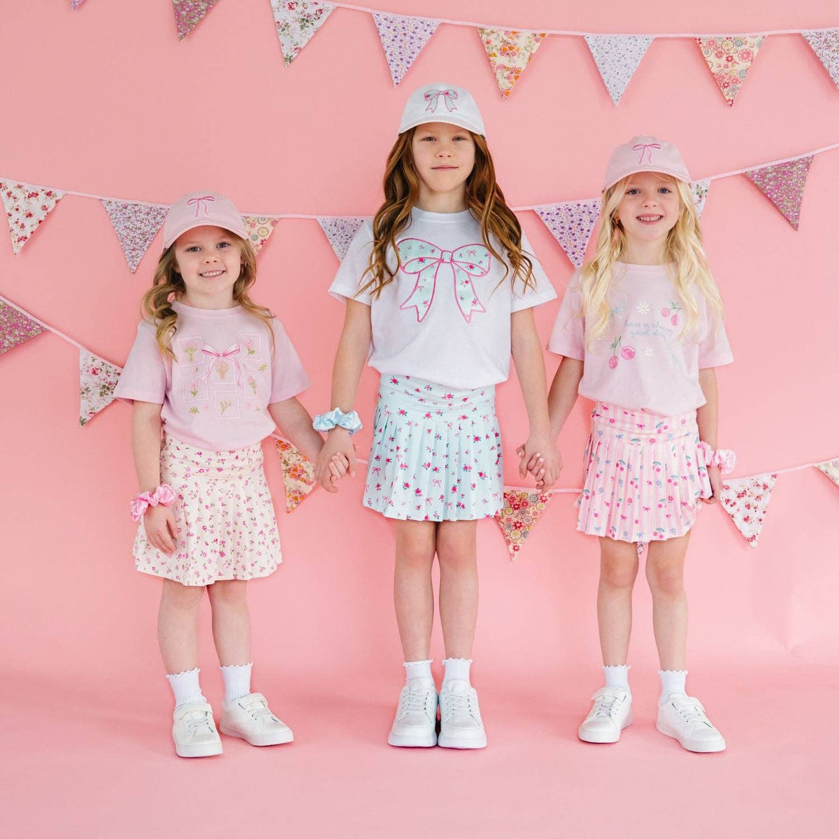 Bouquet Bow Short Sleeve T-Shirt - Kids Boutique Clothing