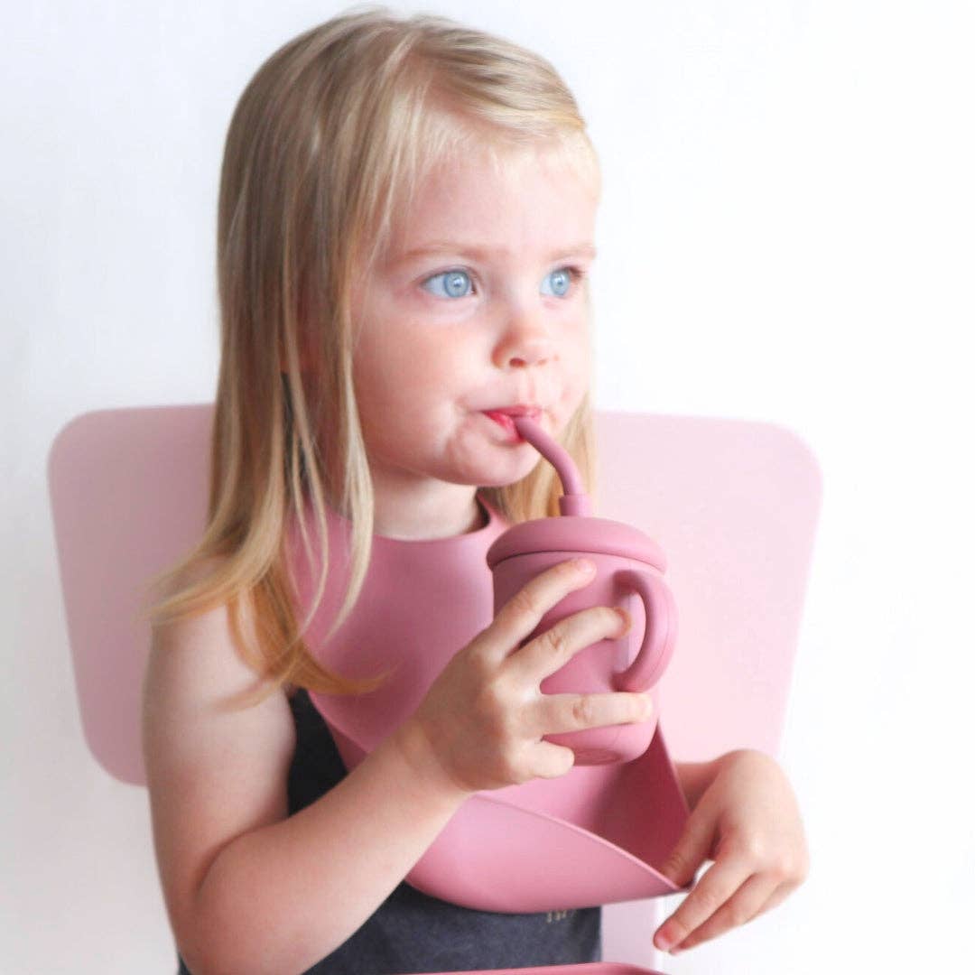 Silicone Bib - Dusty Teal