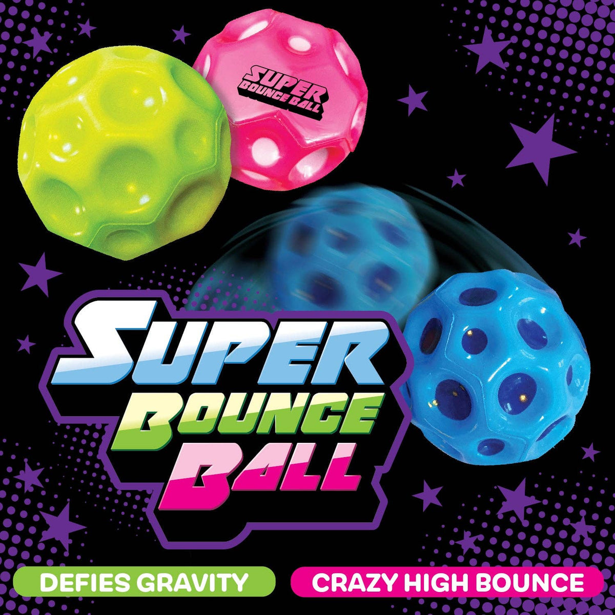 So Much Fun! Super Bounce Ball Boxed Assortment - 12/Display