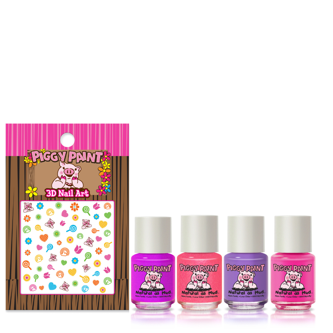 Swirls And Twirls Polish Sets Non-Toxic Kids Nail Polish