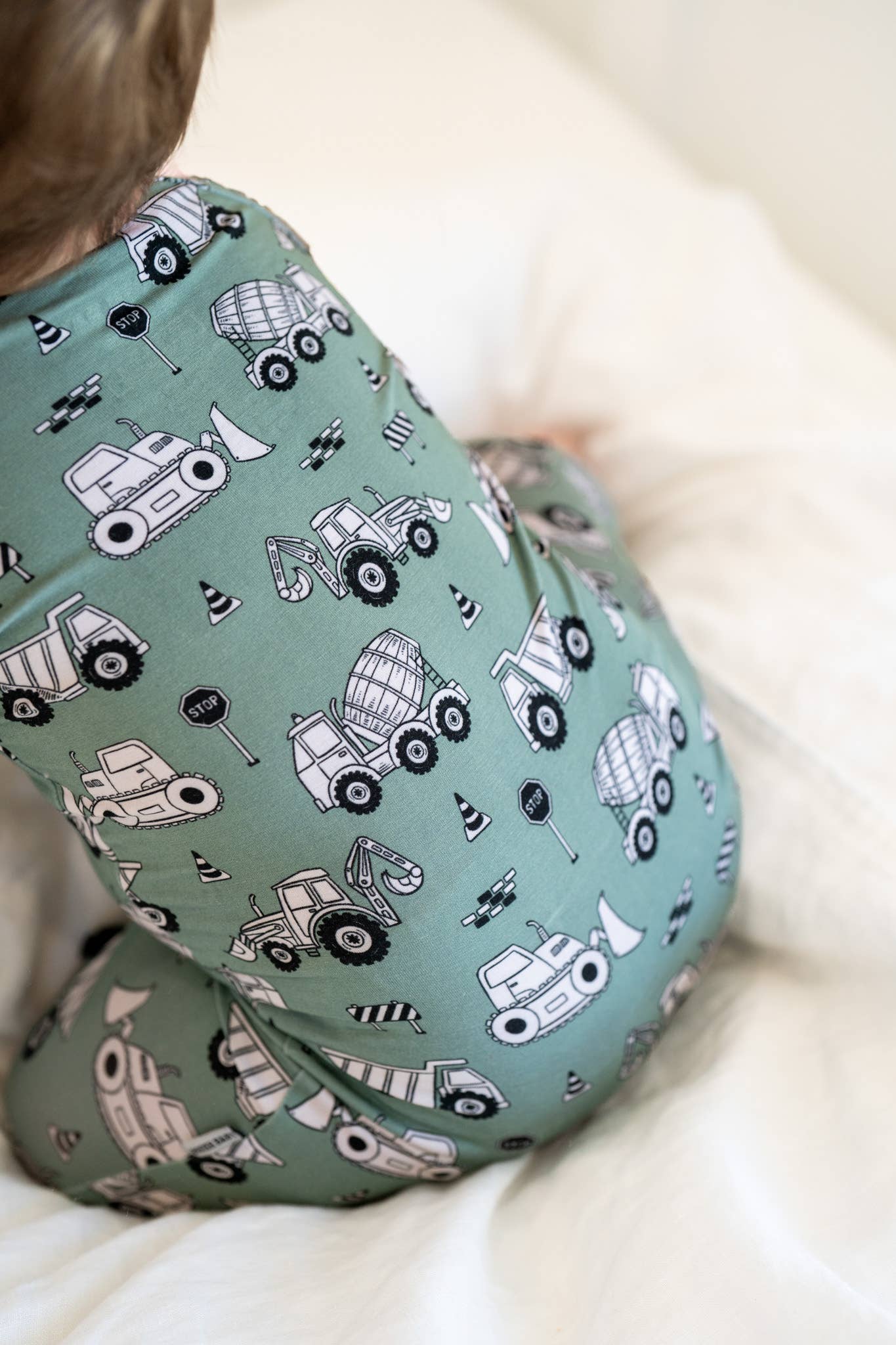 Construction Bamboo Zippy 🚜 | Onesie Convertible Romper PJ