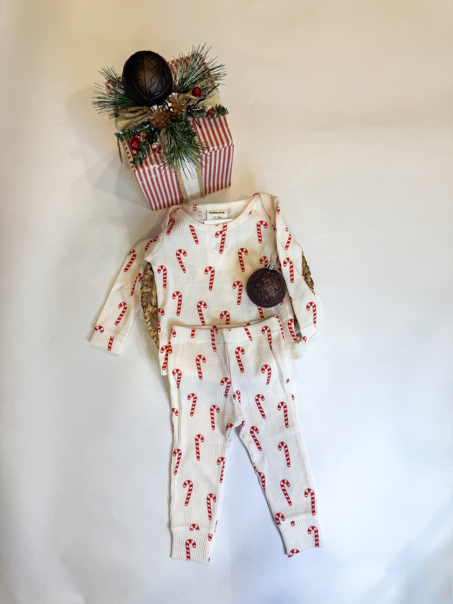 Candy Cane Waffle Set