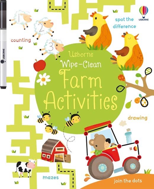Wipe-Clean Farm Activities : Usborne