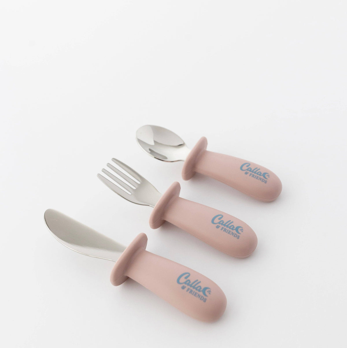 Silicone & Stainless Steel Toddler Utensil Set