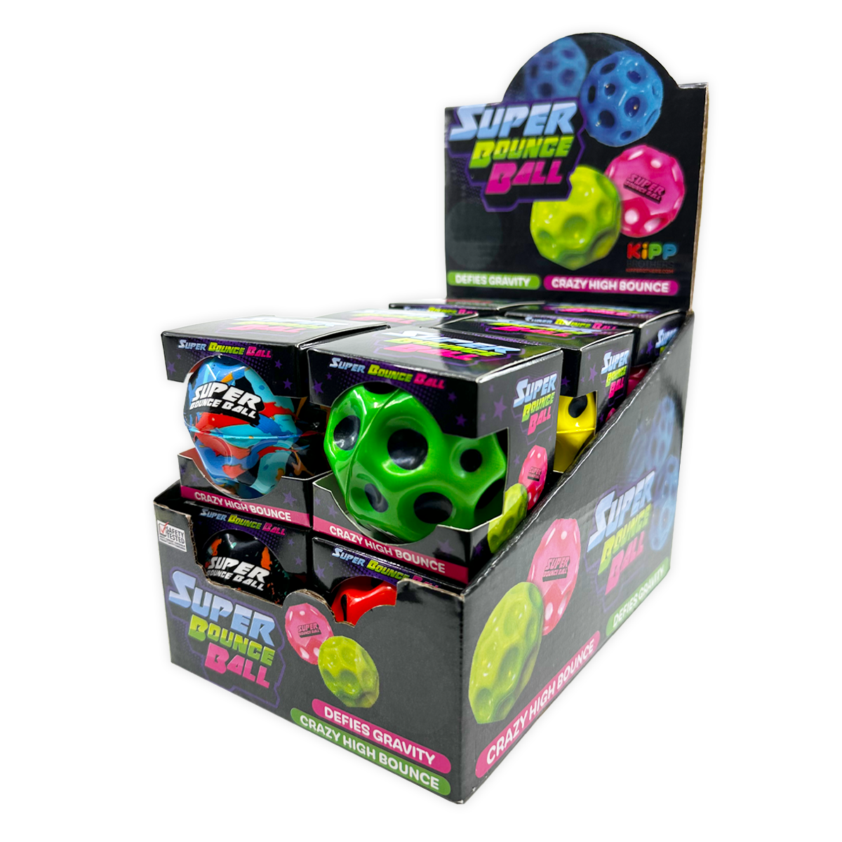 So Much Fun! Super Bounce Ball Boxed Assortment - 12/Display