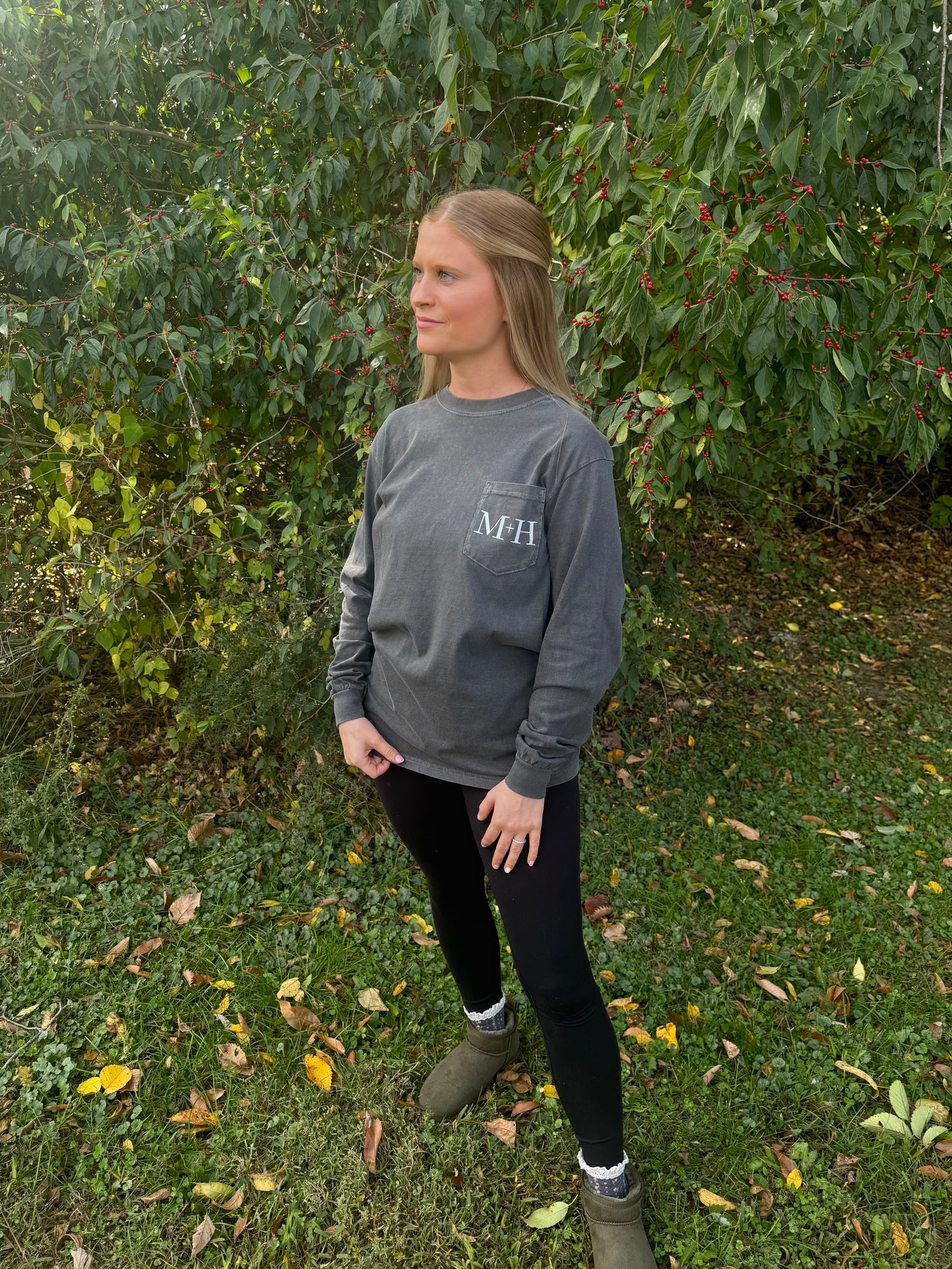 Mulberry & Honey branded long sleeve tee