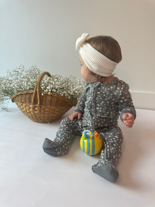 Peyton Zipper Sleeper in bray floral