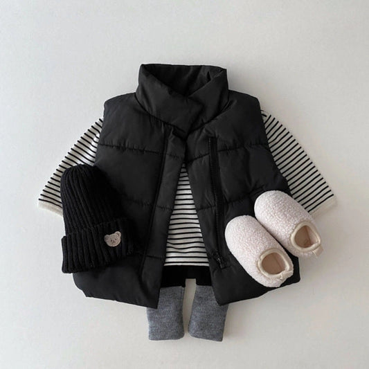 Black Puffer Vest