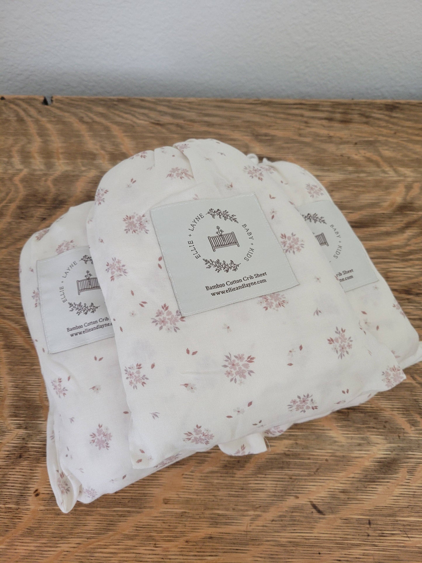 Evie Floral Muslin Crib Sheet