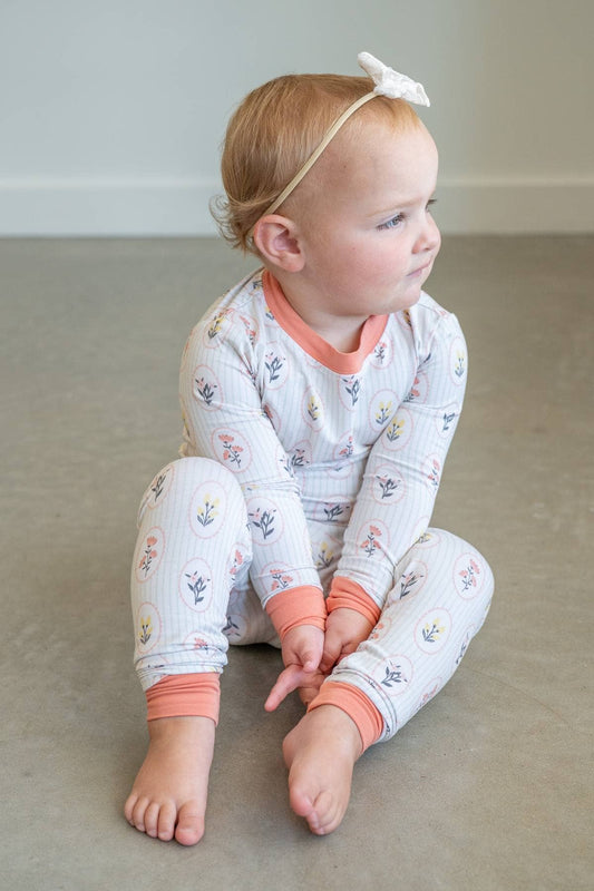 Spring Cottagecore Bamboo Pajamas🌿| Two Piece PJ Set