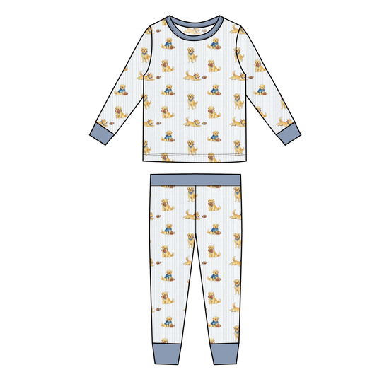 Golden Game Day Toddler PJs