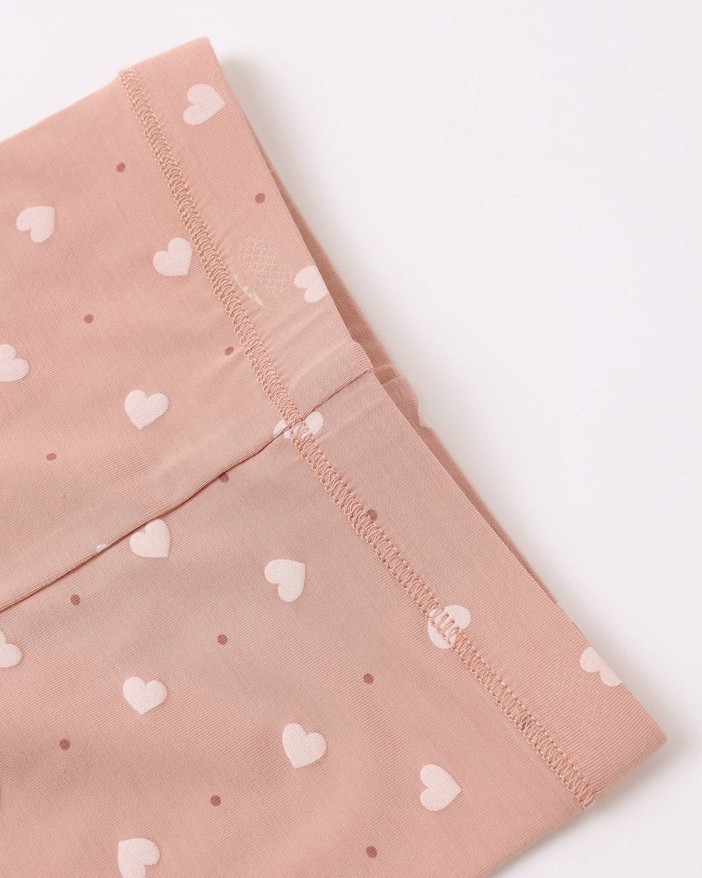 Bamboo Pajama Set || Pink Hearts