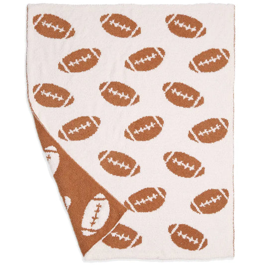 Plush Football Blanket