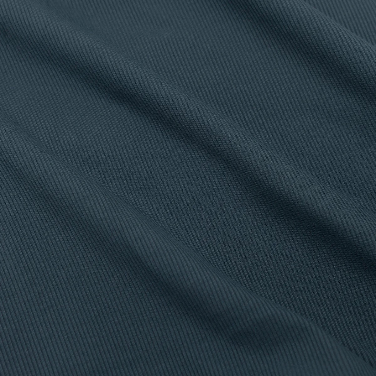 Dark Steel Blue Ribbed Zip Romper