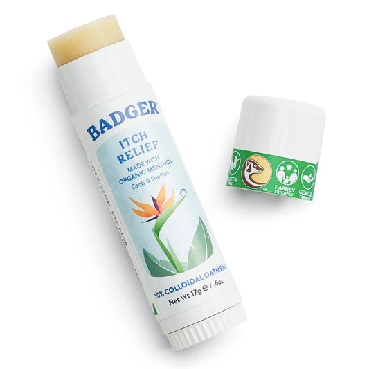 Badger Itch Relief Stick, Anti-Itch Cream for Bug Bites