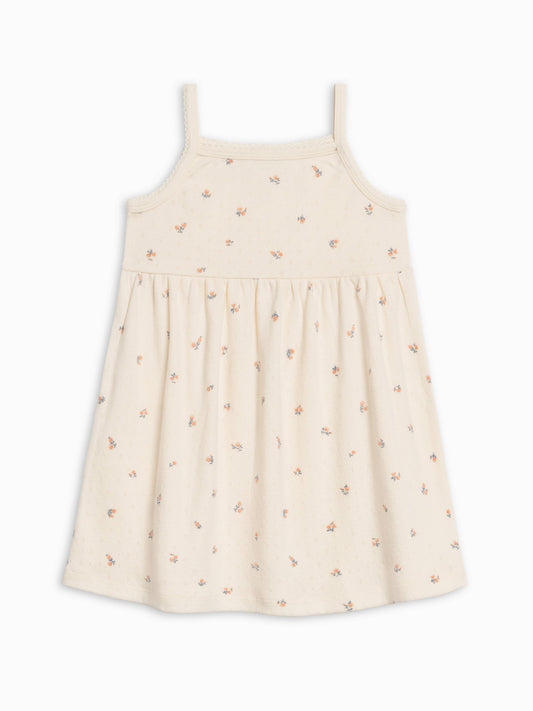 Belle Pointelle Tank Dress - Maris Floral / Ivory + Sea