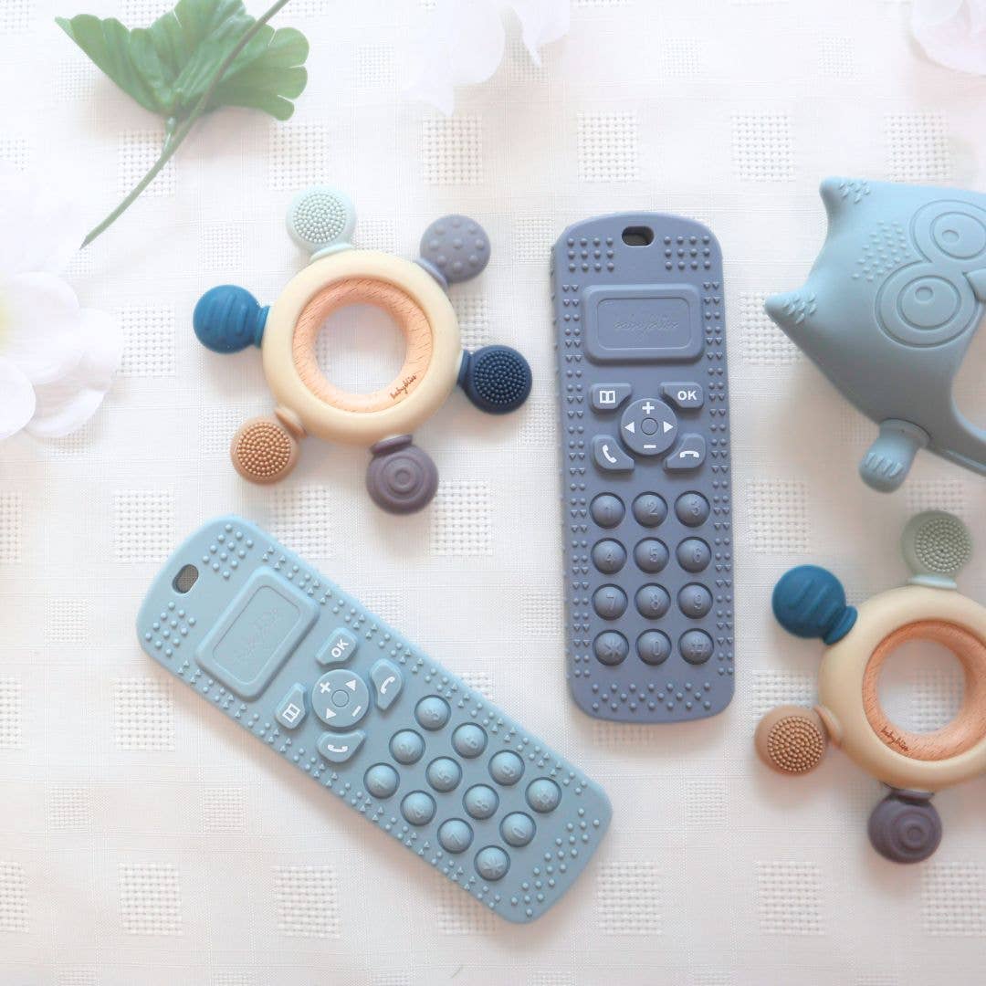Sensory Popper Teether Phone - Arctic Blue