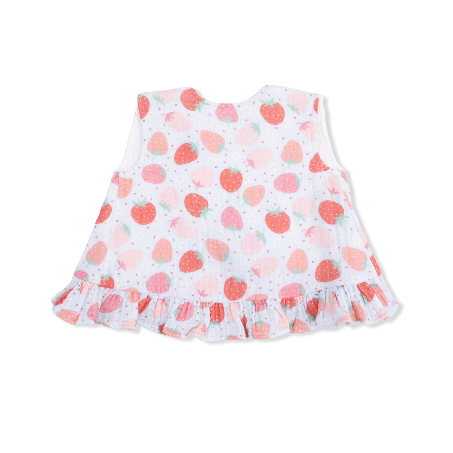 Strawberry Bliss - Ruffle Back Top & Bloomer