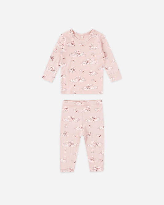 Bamboo Pajama Set || Swans
