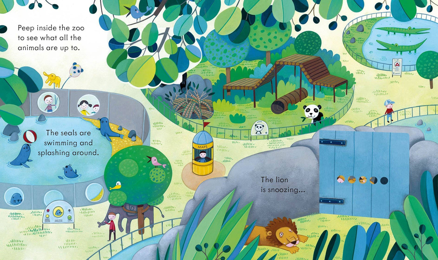 Peek Inside the Zoo : Usborne