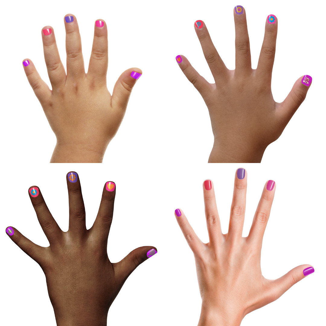 Swirls And Twirls Polish Sets Non-Toxic Kids Nail Polish