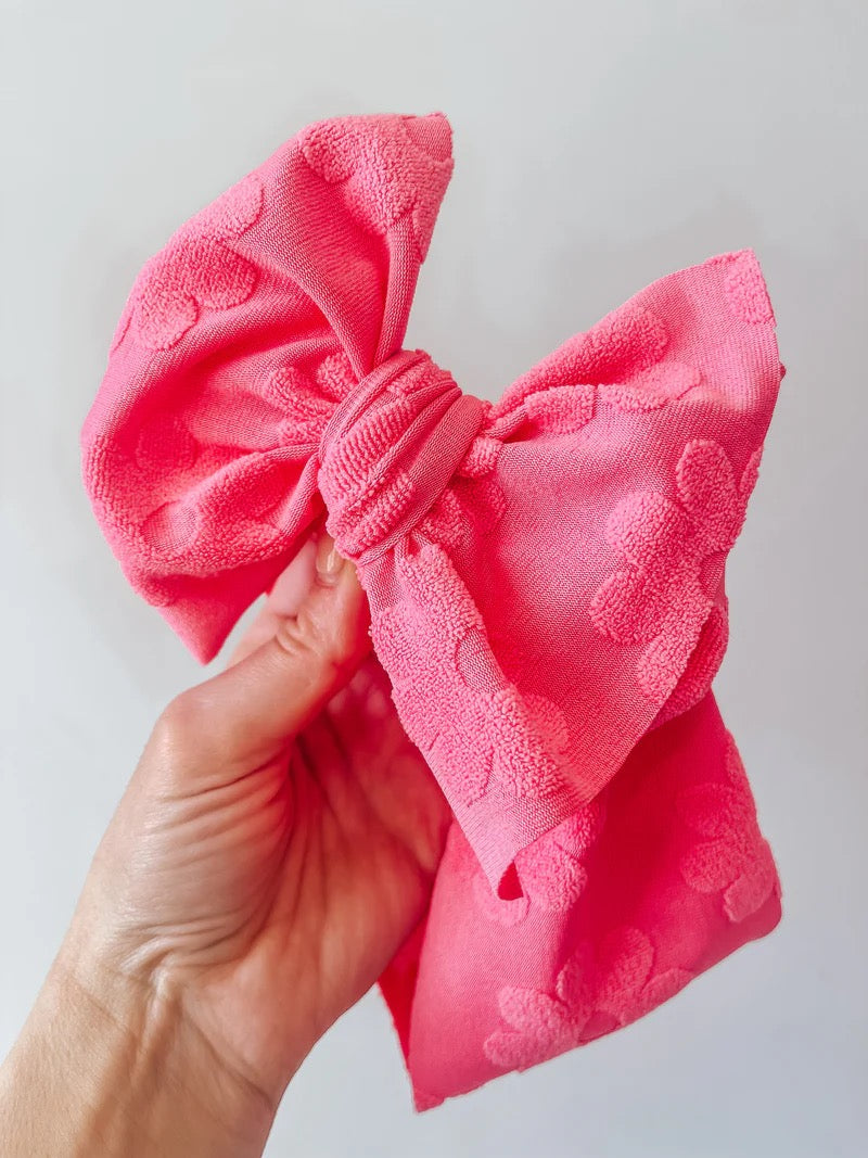 Pink Daisy Floral by By The Grace of Bows