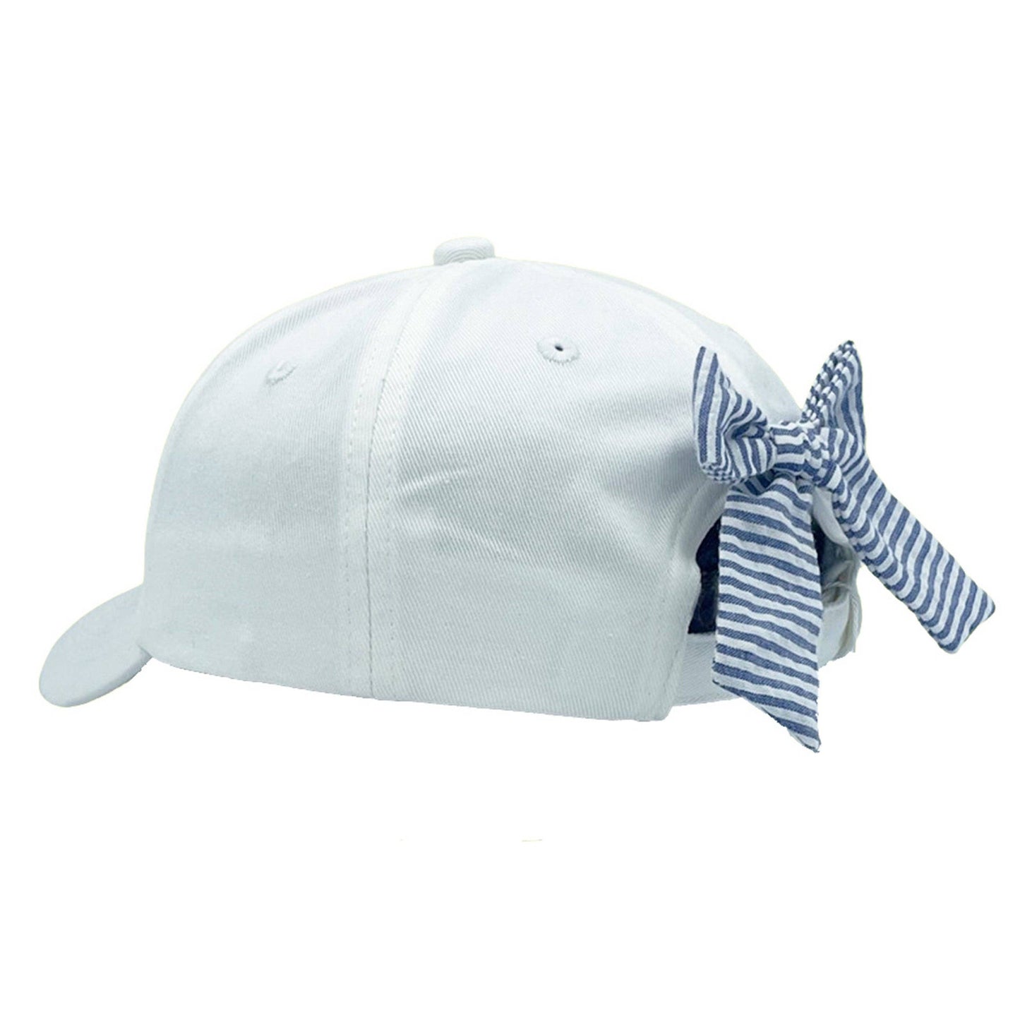 American Flag Bow Baseball Hat (Baby, Youth, Junior)