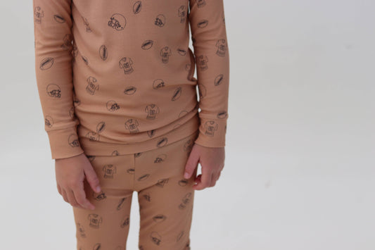 Little Linebacker Two-Piece Pajamas