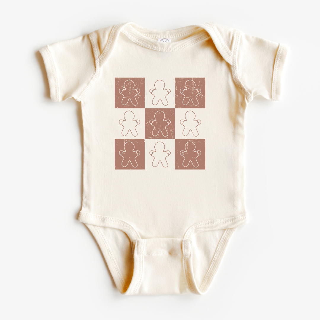 Checkered Gingerbread Graphic