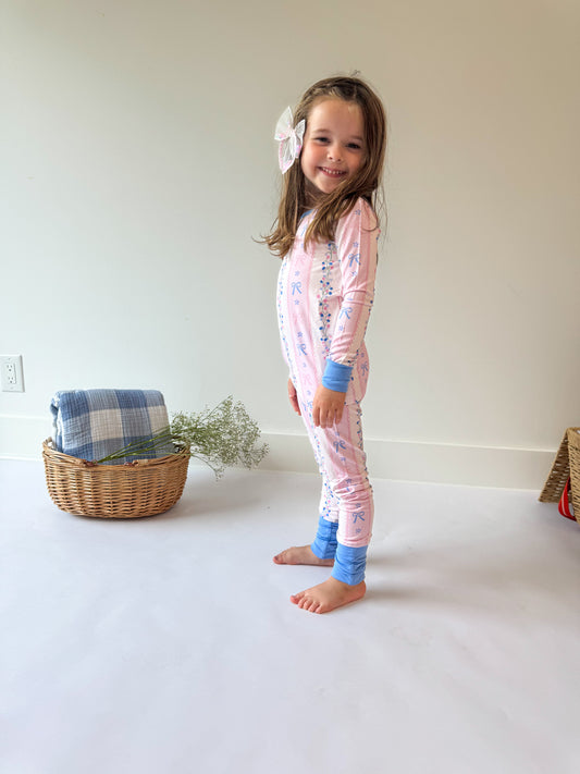 Bamboo Oui Bit Sleepy Toddler Pajamas