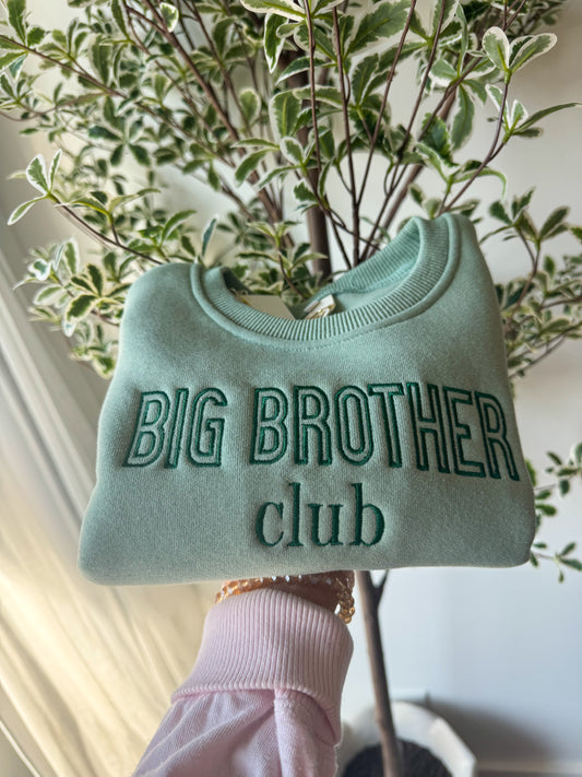 Big Brother Club - Baby Announcement- Big Brother Shirt