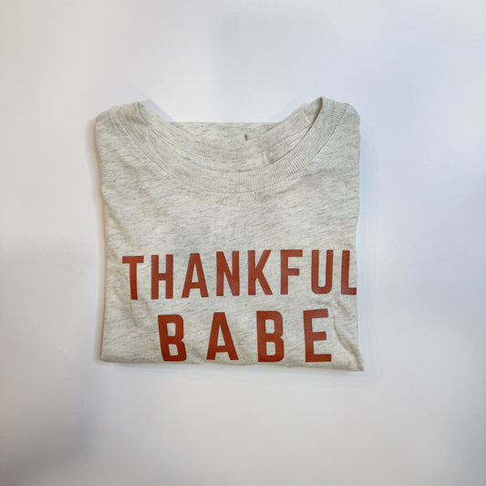 Thankful Babe Graphic/Long sleeve
