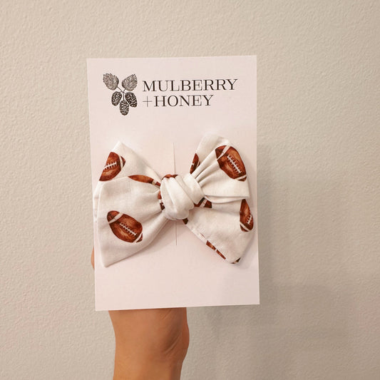 Football Handtied Bow