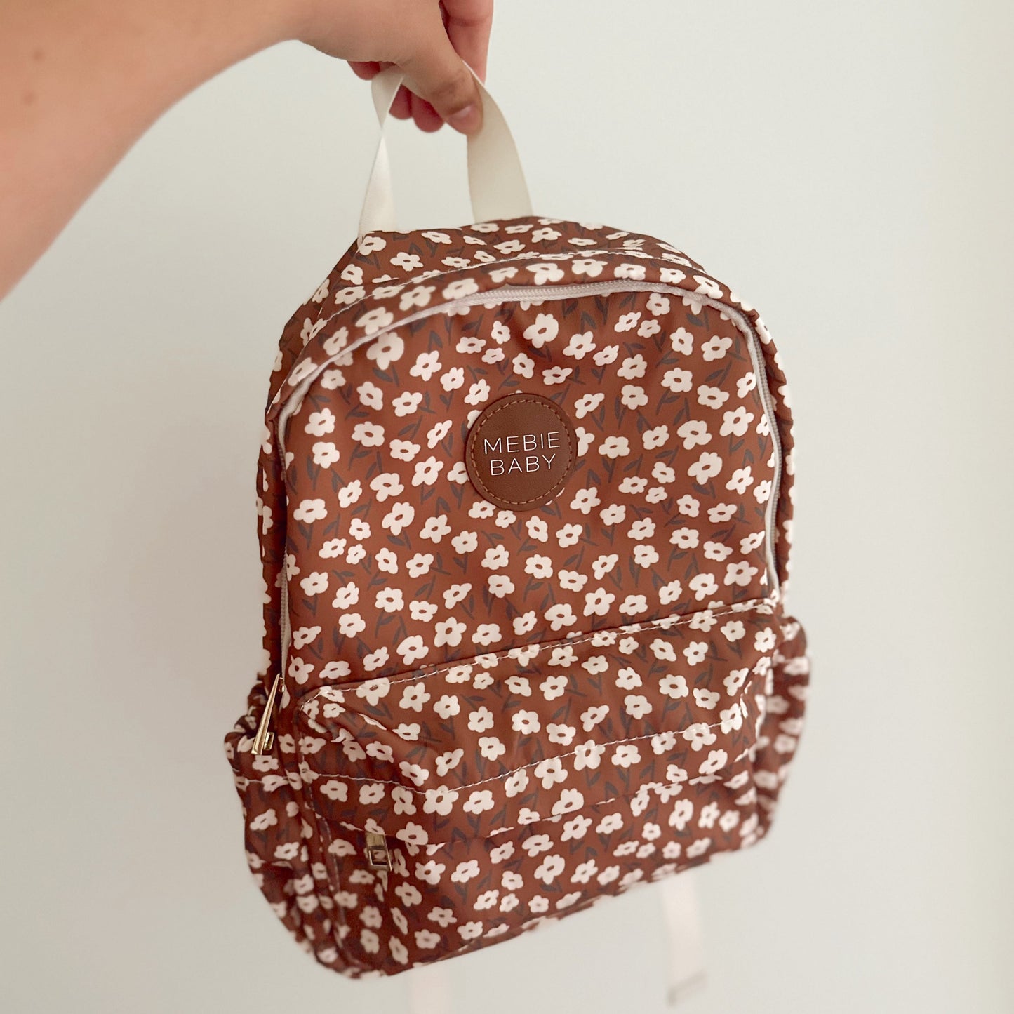 Golden Floral Mini Backpack