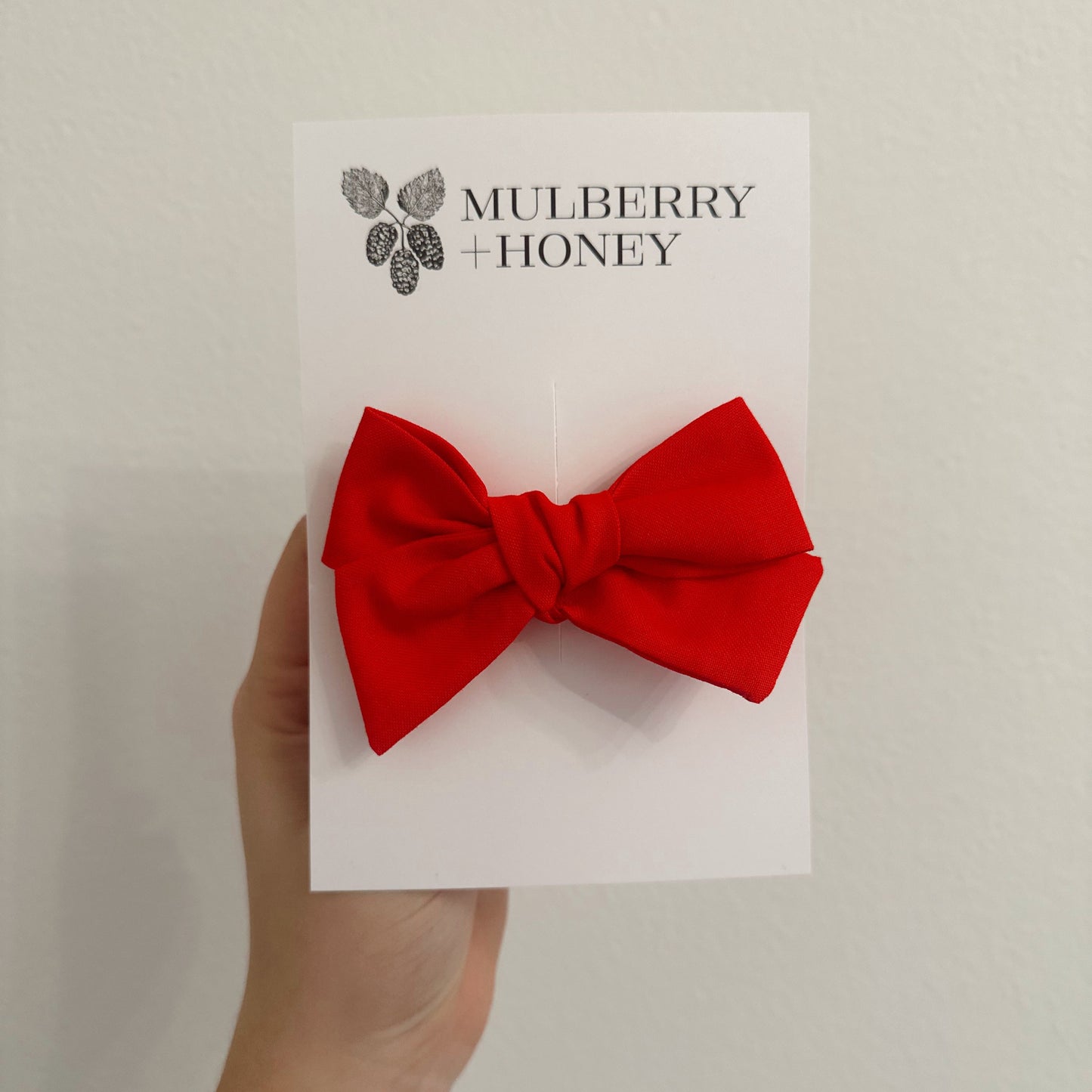 Red Handtied Bow